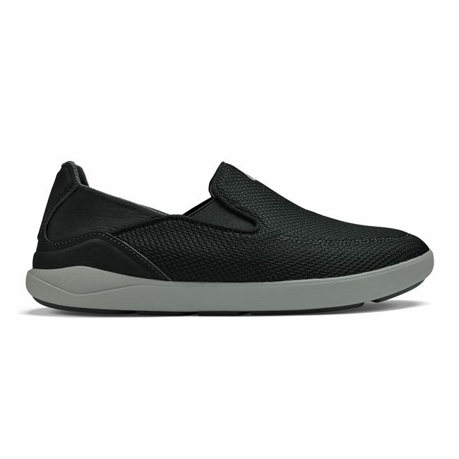 Olukai Men's Nohea Pae Slip On Shoe - Black US362-951